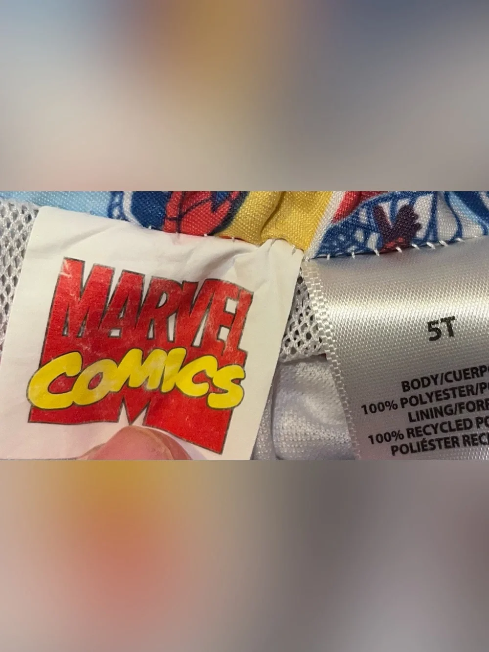 Marvel drawstring no